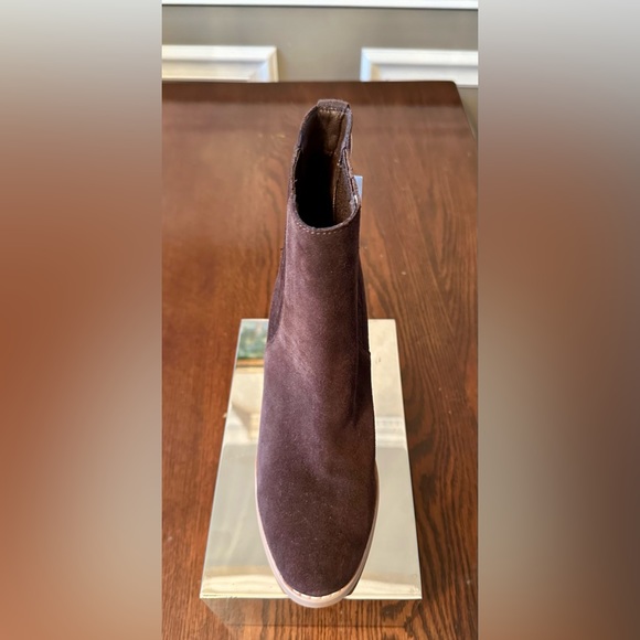 NWT!🤩Splendid!❄️WANDA!⛄️Wedge Heel Ankle Bootie/dark chocolate brown/Size-9 - Picture 9 of 14